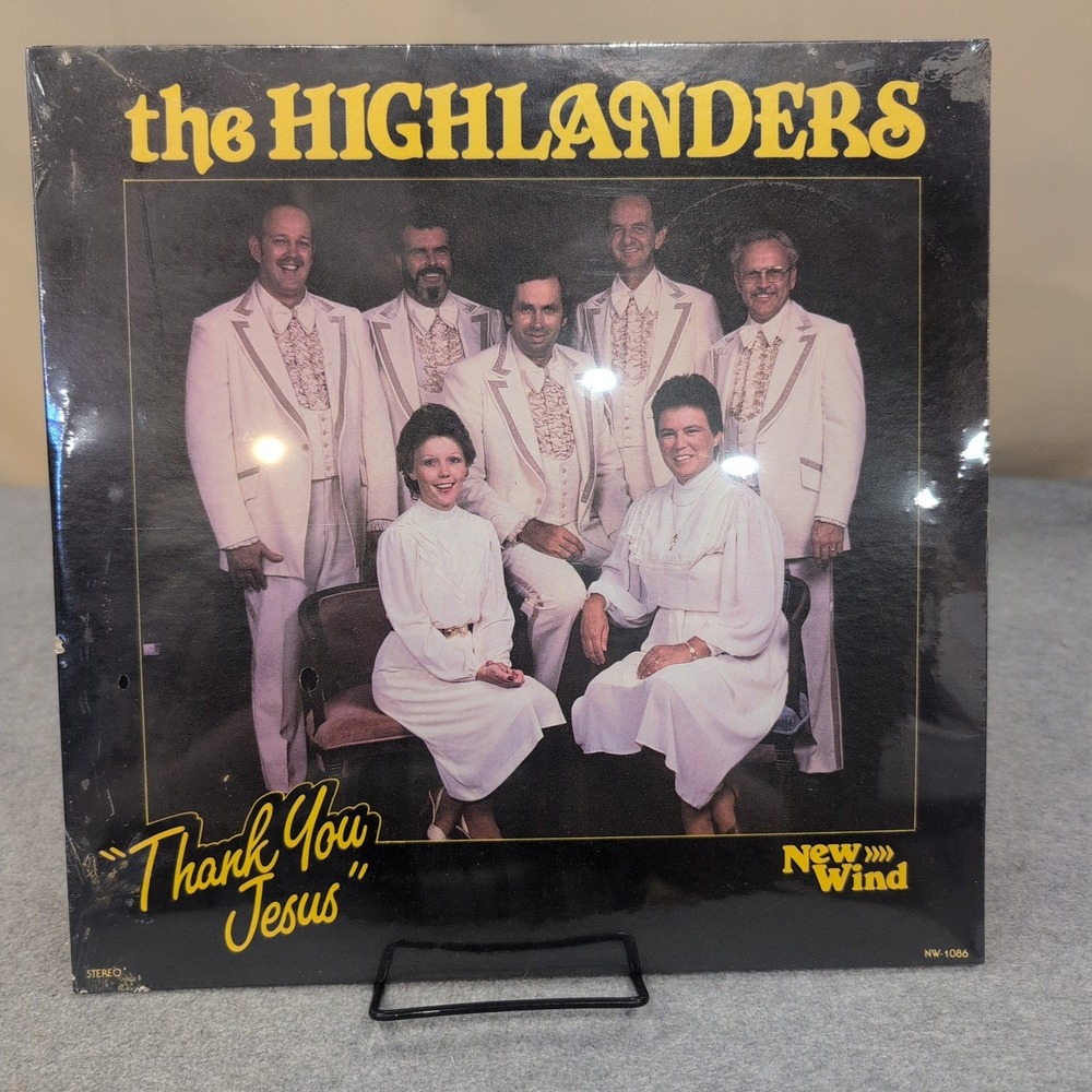 The Highlanders Thank You Jesus Vinyl LP New Wind Records NW-1086 Gospel Music - Picture 1 of 2
